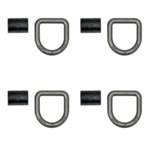Buyers Products 4-Pack Domestically Forged 1/2 Inch Forged D-Ring With Weld-On Mounting Bracket - B38WX4