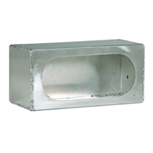 Buyers Products Single Oval Light Box Smooth Aluminum - LB383ALSM
