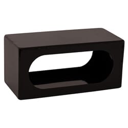 Buyers Products Single Oval Both Front And Back Light Box Black Powder Coated Steel - LB384