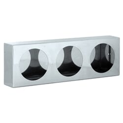 Buyers Products Triple Round Light Box Stainless Steel - LB6183SST