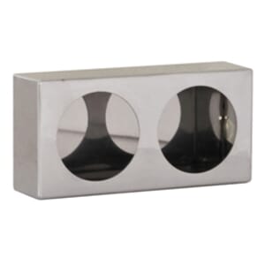 Buyers Products Dual Round Light Box Stainless Steel - LB6123SST
