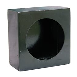 Buyers Products Single Round Light Box Black Powder Coated Steel - LB663