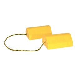 Buyers Products Composite Wheel Chock Set 9.5x6x4 Inch with 32.75 Inch Rope - WC9642Y