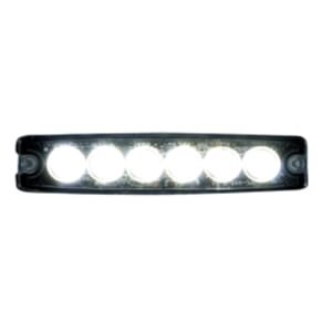 Buyers Products Ultra Thin 5 Inch Clear LED Strobe Light - 8892201