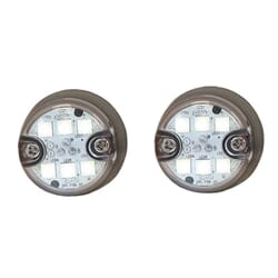 Buyers Products 25 Foot Clear Push-On Hideaway Strobe Kit With In-Line Flashers With 6 LED - 8891325