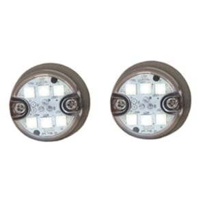 Buyers Products 25 Foot Clear Push-On Hideaway Strobe Kit With In-Line Flashers With 6 LED - 8891325