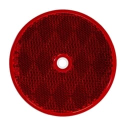 Buyers Products 3.1875 Inch Red Round DOT Bolt-On Reflectors - 5623316