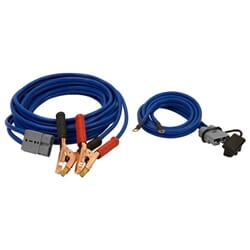 Buyers Products 28 Foot Long Booster Cables With Gray Quick Connect - 600 Amp - 5601025