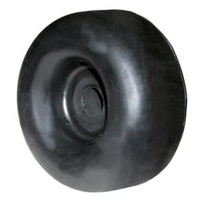 Buyers Products Round Rubber Bumper - 2-1/2 Diameter x 1 Inch High - Black - B1001