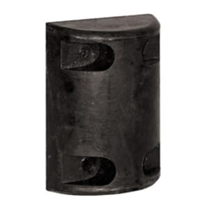 Buyers Products Heavy Duty Friction Stock Bumper - 6 x 3 x 8 Inch Tall - Set of 2 - B4000