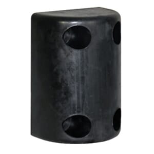 Buyers Products Precision Molded Rubber Bumper - 5-1/2 x 3-23/32 x 7-5/8 Inch Tall - Set of 2 - B4500