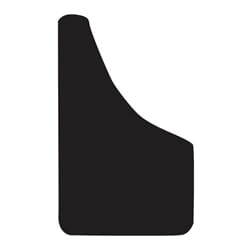 Buyers Products Thermo Flex Fender Guard Black Mudflaps 10x18 Inch - B1018PPB