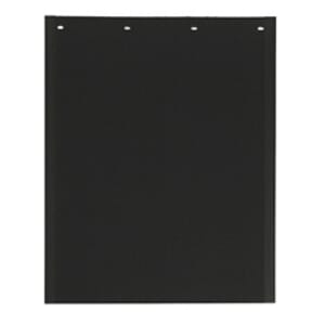 Buyers Products Spray Reducing Grooved Black Polymer Mudflaps 24x30 Inch - B30PSRPB