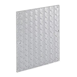 Buyers Products Aluminum Diamond Tread Splash Guards 10x12 Inch - STG1210