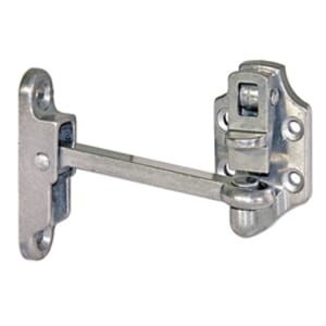 Buyers Products Heavy-Duty Aluminum Door Hold Back - 4 Inch Hook and Keeper - DH304