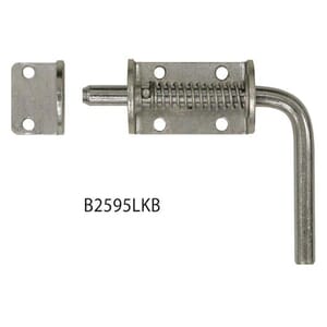 Buyers Products 1/2 Inch Zinc Plated Spring Latch Assembly with Keeper - B2595LKB