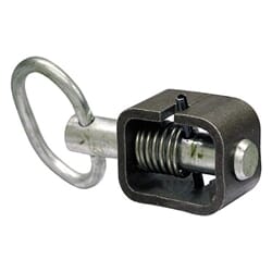 Buyers Products 5/8 Inch Weld-On Spring Latch Assembly-Plain Tube - 2.53 x 4.68 Inch - B2598H