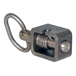 Buyers Products Stainless Steel 5/8 Inch Weld-On Spring Latch Assembly - Standard Plunger - B2598SSC