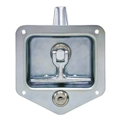 Buyers Products Stainless Steel Flush Mount Single-Point T-Handle Latch Assembly with Mounting Holes - L8815
