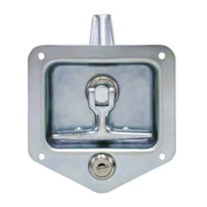 Buyers Products Stainless Steel Flush Mount Single-Point T-Handle Latch Assembly with Mounting Holes - L8815
