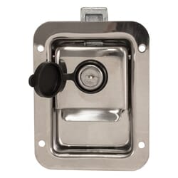Buyers Products Stainless Steel Junior Single Point Locking Paddle Latch - Thru-Hole Mount - L1883