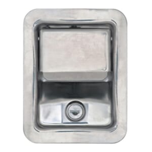 Buyers Products Stainless Steel Rotary Single Point Paddle Latch - 1/2 Inch Striker - L3885RLS