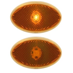 Optronics 1-LED yellow marker/clearance light - MCL0028ABB