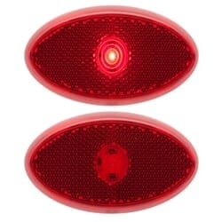 Optronics 1-LED Red marker/clearance light - MCL0028RBB