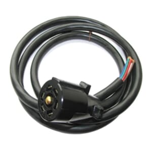 Optronics 7-Way Round Molded Trailer Wire Connector 8 ft. - A7W8FTB