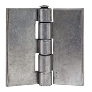 Buyers Products Steel Butt Hinge .120 x 4 Inch Long with 1/4 Pin and 4 Inch Open Width - BTS124025