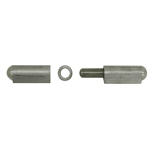 Buyers Products Aluminum Weld-On Bullet Hinge with Stainless Pin and Bushing - 0.61 x 3.15 Inch - AFSSP080