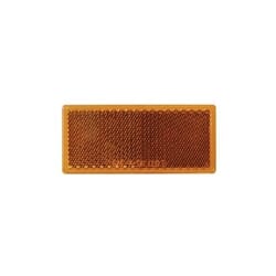 Optronics Rectangular Yellow Reflector - RE10AB
