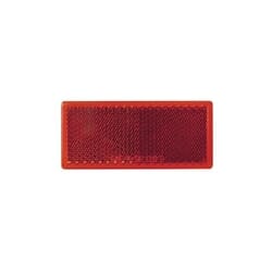 Optronics Rectangular Red Reflector - RE10RB