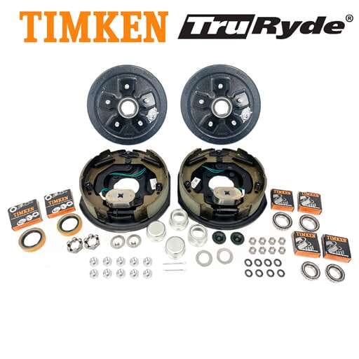 Add Brakes To Your Trailer! Basic Kit 3500# Axle 5 X 5.0  Electric Axel Drum - Foto 9