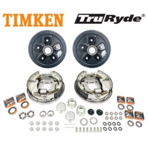 5-5.5" Bolt Circle 3,500 lbs. TruRyde® Trailer Axle Hydraulic Brake Kit with Timken® Bearings - BK555HYD-TK