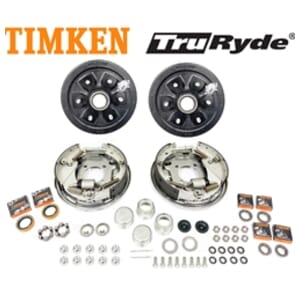 6-5.5" Bolt Circle 3,500 lbs. TruRyde® Trailer Axle Hydraulic Brake Kit with Timken® Bearings - BK655HYD-TK