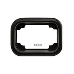 Optronics PVC grommet for 4" x 6" lights, flush mount - A33GB