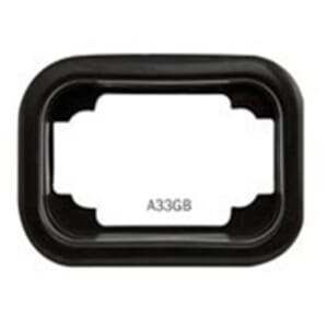 Optronics PVC grommet for 4" x 6" lights, flush mount - A33GB