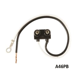 Optronics Straight 2-wire pigtail with PL-10 plug, 6” - A46PB