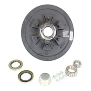 Dexter® 6-5.5" Bolt Circle Trailer Hub/Drum with Parts for a 5,200 lbs. Trailer Axle - 13HLB3E-DB