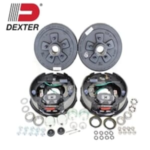 Dexter® 5-4.5" Bolt Circle 3,500 lbs. Trailer Axle Electric Brake Kit - BK545ELE-DB