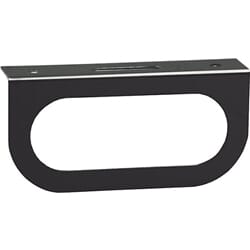 Single Oval Black Powder-Coated DOT Light Bracket LB1