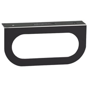 Single Oval Black Powder-Coated DOT Light Bracket LB1
