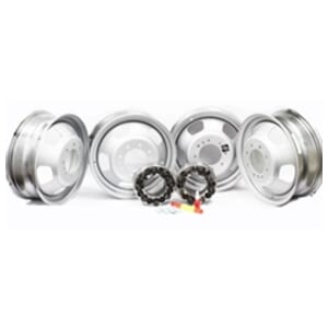 Rear Dual Wheel Conversion Kit for a 2003-Current Dodge/RAM Truck with Four Seventeen Inch Steel Dual Wheels - AA-1D-17P