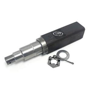 TruRyde® 2 1/4" Square Trailer Axle Spindle with Castle Nut, Washer, and Cotter Pin - SP50642X