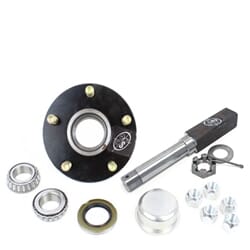 Square SP104BT8X BT8 Spindle & 5-4.5" Bolt Circle Trailer Hub - SP1BT8BT122E