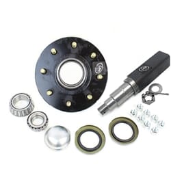 Square SP50642X 42 Spindle & 8-6.5" Bolt Circle Trailer Hub - SP54242865LB1E