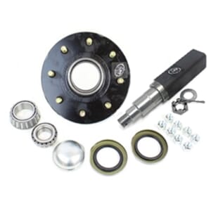 Square SP50642X 42 Spindle & 8-6.5" Bolt Circle Trailer Hub - SP54242865LB1E