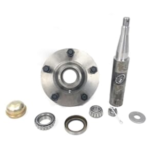 5 Bolt, 5½ Bolt Circle, 4" Pilot Implement Hub with Spindle and Parts - AG-H2055550-2ZHAWS