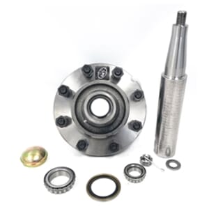 8 Bolt, 8" Bolt Circle, 6" Pilot Implement Hub with Spindle and Parts - AG-H4588800-2ZHAWS